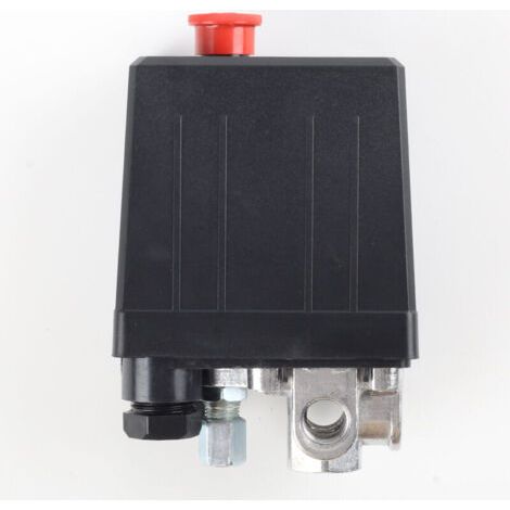 Pressostat de compresseur d'air avec 4 sorties pièces de compresseur de soupape de commande de pressostat, Monophasique, ¼\