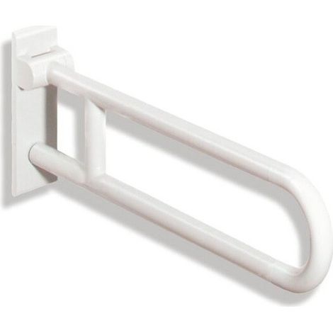 Carril de soporte articulado Hewi SERIE 801 d : 33 mm 600 mm gris antracita