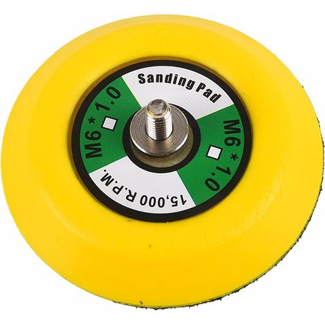75mm Sanding Disc with Hook and Loop M6 Thread Polishing Pads for Orbital Sander Pack of 1 (1/5)
