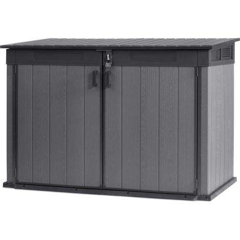 COFRE BAUL ARCON CASETA RESINA KETER JARDIN CORTINA MEGA 2020 L GRIS