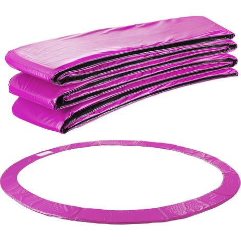Arebos Almohadillas de seguridad Cojín Trampolín 487 cm Lila