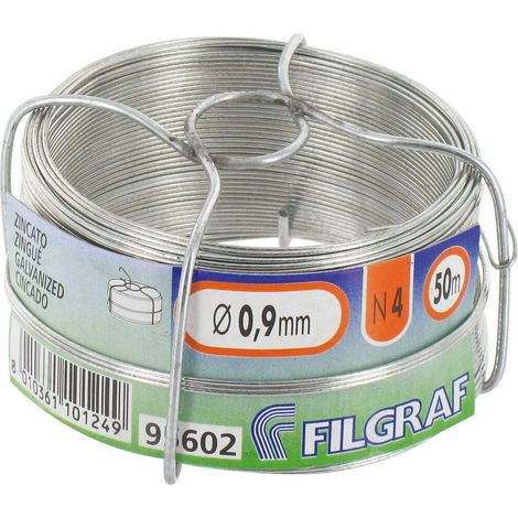 Filo zincato n. 2 - 0,70 mm x 100 m - 300 g