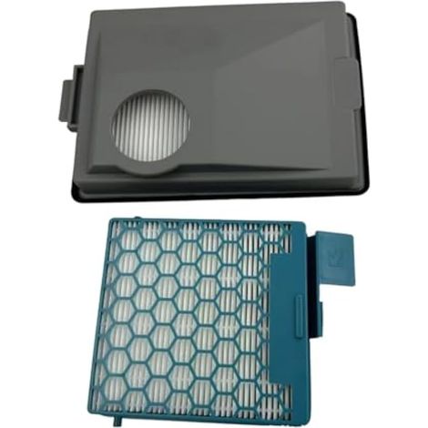 Lot de 2 filtres de rechange pour aspirateur Miele Blizzard CX1 Boost, compatibles avec les références 11639240 SF-HY 60 et 11639250 CX-FSF, filtre HEPA et poussières fines pour aspirateur Miele.