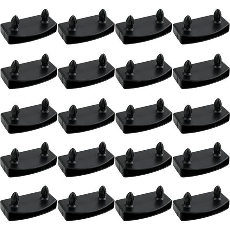 Plastic End Caps 53 mm, 20 x Universal Slats for Bed Base (1/5)