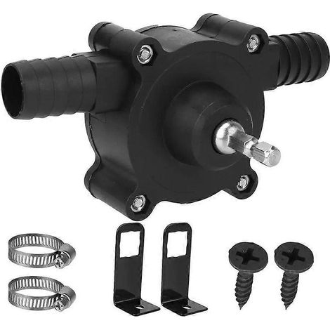 Mini pompe à perceuse électrique portable, pompe à perceuse électrique pour diesel, huile, eau, pompes de transfert auto-amorçantes à grande vitesse de pompage (1/5)