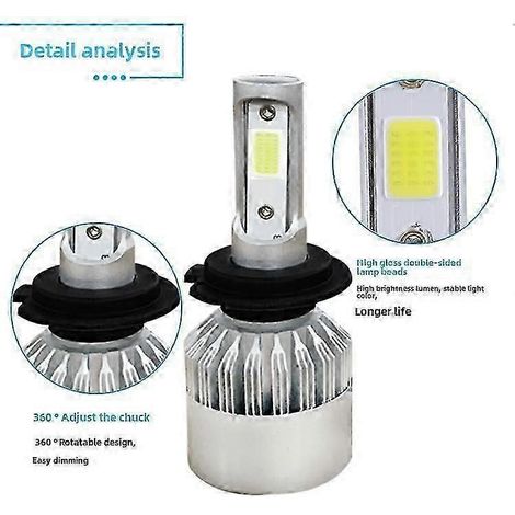 Ultraheller 36-W-LED-Autoscheinwerfer mit dreiseitiger Fokussierung – JXLGV (1/5)