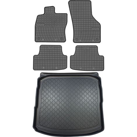 Audi A3 III 8V Limousine von 09.2013-03.2020 SET - Gummifußmatten + Kofferraummatte (1/5)