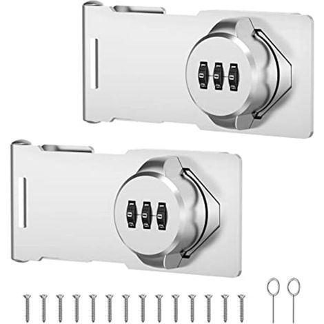 Serrure antivol pour porte d'armoire, serrure à code, verrou à double porte de penderie, verrou à sangle à pousser/tirer, verrou de tiroir à carte