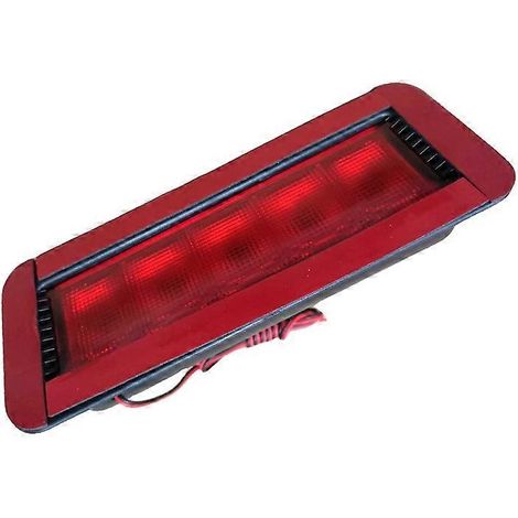 Feu stop arrière universel à 5 LED, montage surélevé, rouge (1 pièce) (1/3)