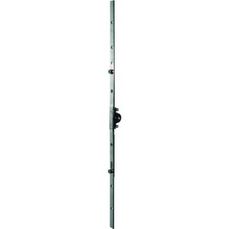 Crémone verrou jet à larder cote D 1000 mm longueur 2000 mm pour châssis 1 vantail avec fouillot à 15 mm cote D 1/2 - FERCO