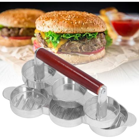 Moule à hamburgers maison, presse à viande pour hamburgers, presse à hamburgers ronde pour la maison (1/5)