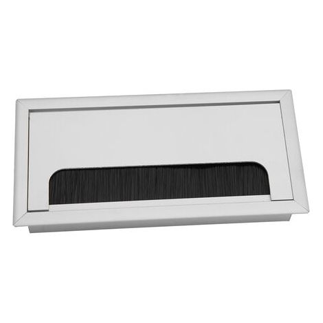 Carré en aluminium bureau ordinateur fil cble rangé sortie Insert trou couvercle supérieur (moyen)