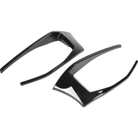 Paire de contours de phares antibrouillard avant, noir brillant, pour Mk7.5 Standard Edition 2017-2020 ( ) (1/4)