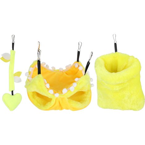 Nid suspendu en peluche pour hamster, écureuil, chinchilla, cochon d'Inde, planeur de sucre (1/5)