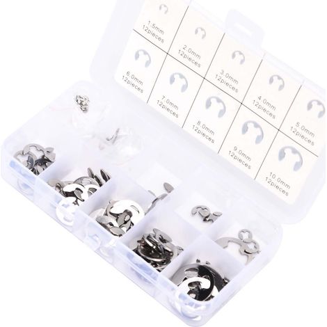 Kit de 120 agrafes M1.5-10 mini portables en acier inoxydable résistant à la corrosion (1/5)