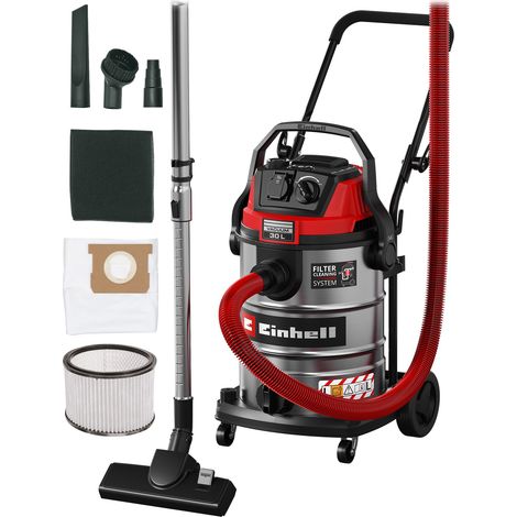 Einhell Aspirateur de chantier TE-VC 3080 SACL (1150 W, capacité d’aspiration 220 mbar, cuve 30 l, classe de filtration L, filtre HEPA, avec accessoires) (1/5)
