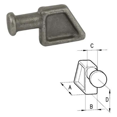 Cermag light lock column 60471 80x29x28mm poids 0.076kg