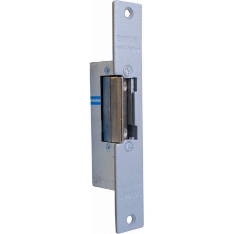 DORCAS cerrojo electrico mod.31nf/s , Abrepuertas simetrico regulable 31NF/S, funcionamiento normal 12V AC armadura corta gris.

Cuerpo de zamac: 88x21x28 mm. Armadura mod. S: 160x