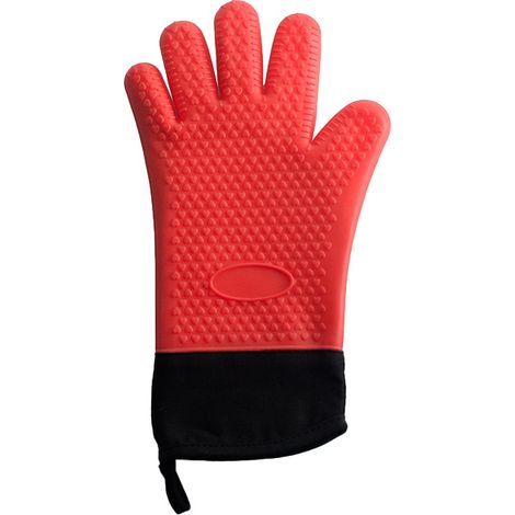 MINKUROW Guanti Da Forno Premium (Confezione Da 2) Fino A 350°C - Guanti Da Forno In Silicone Estremamente Resistenti Al Calore Guanti Da Barbecue Per Cucinare, Barbecue, Guanti Da Forno Extra Lunghi (1/4)