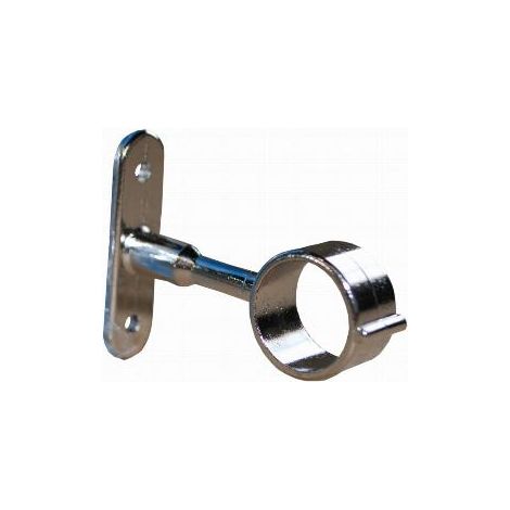 FPLUS soporte central 16 cromado , Soporte barra central 16 mm cromado