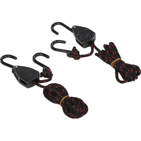 2 PCS Kayak Cano Bateau Corde Poulie Serrure Arc Stern Attache Sangle Corde Réglable Cintre 1/8 Pouce 68 KG Capacité de Poids (1/5)