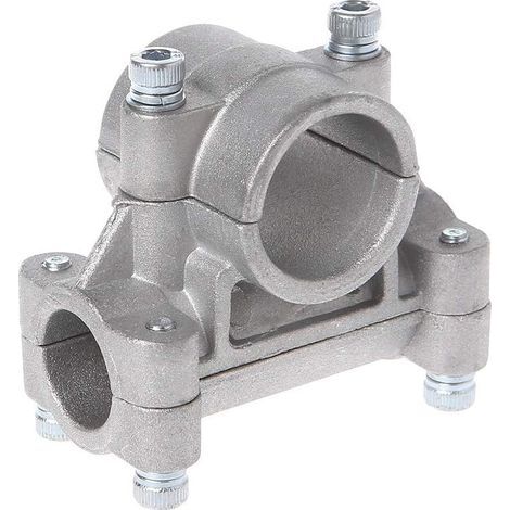 Piece 26Mm Handle Bracket Clamp For Grass Trimmer Brush Trimmer Lawn Mower Part - 2 Silver (1/4)