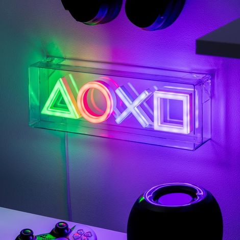 Neon-LED-Symbollampe – PlayStation (1/5)