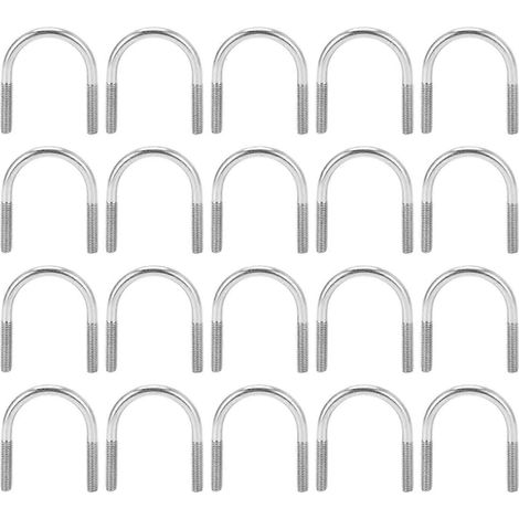 20-teiliges Set U-förmiger Schrauben aus Edelstahl 304, M6x33, Maschinenteile, Werkzeuge (1/4)