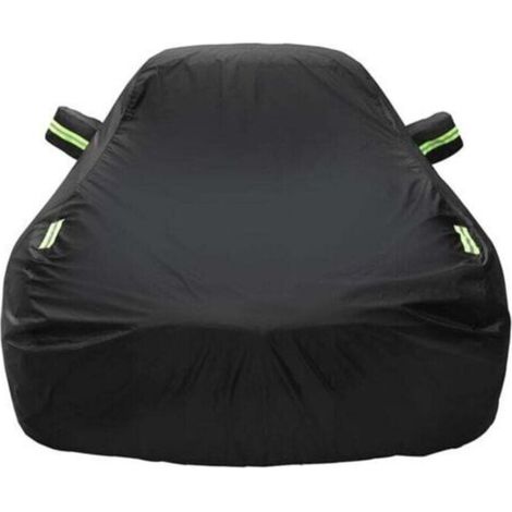 Wasserdichte SUV-Autoabdeckung 480 x 175 x 150 cm Schwarz Outdoor-Autoabdeckung SUV Wasserdichte SUV-Abdeckung, INHHUB