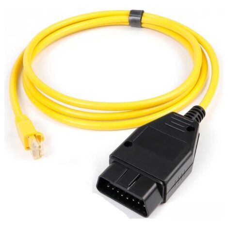 Câble Ethernet OBD OBDii Rj45 ENET OBDII pour codage d'interface 2m compatible G F-Series (fin) (1/5)