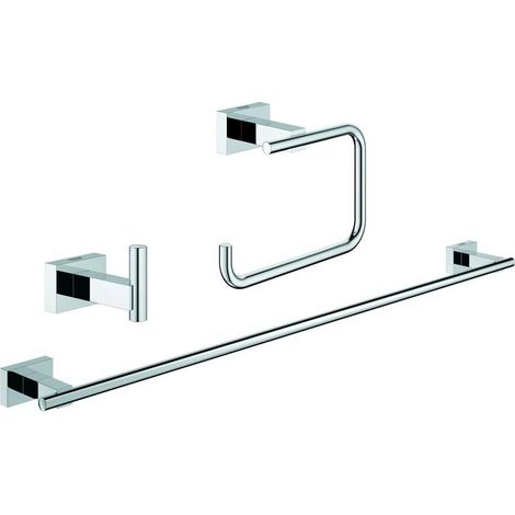 Grohe Essentials Cube 3 in 1 Bad-Set 40777001 chrom (1/4)