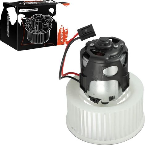 Motor de ventilador de interior, 147 mm de diámetro, 12 V de tensión, 300 W de potencia nominal, 2 contactos de conexión, rotación en sentido horario. (1/5)