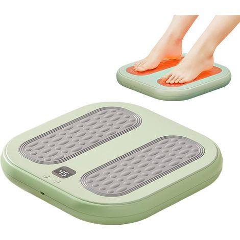 Voetmassager - 3 Vibrations- und Erwärmungsmodi, elektrischer Voetverwärmer für Innenräume, Winter, Haus, Küche und Camping