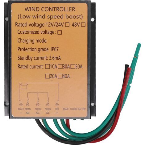 400-W-12-V-/24-V-IP67-Windturbinen-Laderegler, wasserfester MPPT-Generator für Zuhause (1/5)