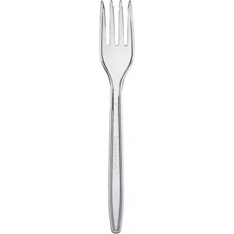 Forchette riutilizzabili LUX trasparenti 100 (1/2)
