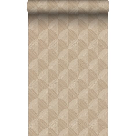papier peint effet 3D beige  - Origin Wallcoverings (1/5)