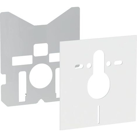 Geberit 245927001 Plaque de renfort avec ensemble d'insonorisation (1/2)
