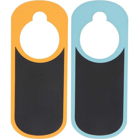 Lot de 2 panneaux de porte « Ne pas déranger » double face, tableau noir (1/5)
