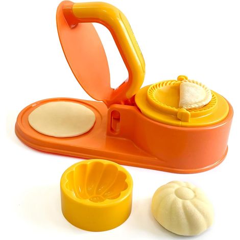 Moule A Boulettes - Presse A Pate Et Emporte-Piece Pour Baozi - Kit 3 En 1 Para Dumplings - 1 Set (1/5)