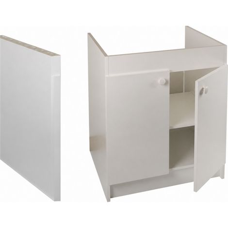 Küchenunterschrank 80cm, mit Wange (1/2)