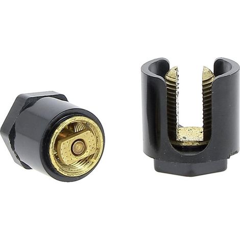 Legrand – Borne anti-cisaillante écrou 6 pans sans pattes 2x25 mm – Section câble pour borne – Fixation raccord – Pour chantiers humides