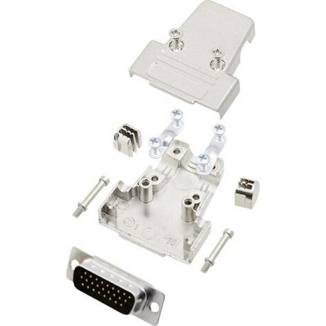 Kit embase SUB-D mâle Nombre de pôles: 26 encitech TRI-M-15-HDP26-K 6355-0058-02 180 ° fût à souder (1/2)