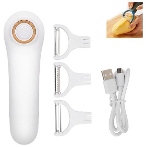 Éplucheur électrique de pommes de terre,Éplucheur de Pommes de Terre électrique,eplucheur electrique fruits et legumes,éplucheur électrique de fruits et légumes, (1/3)