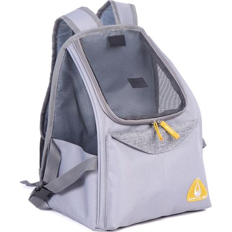 Zu e lu zaino per animali carrier grey paros medium 7 kg (1/3)