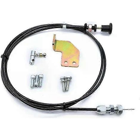 Kit de câble de solénoïde d'arrêt manuel de carburant P7100 compatible avec pompe P Cummins Dodge 12V 6BT 4B 1994-1998 (1/5)