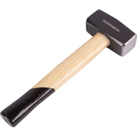 Lump Hammer 1kg 2.5lb Wooden Handle Sledge Club Stone Heavy Duty HM158