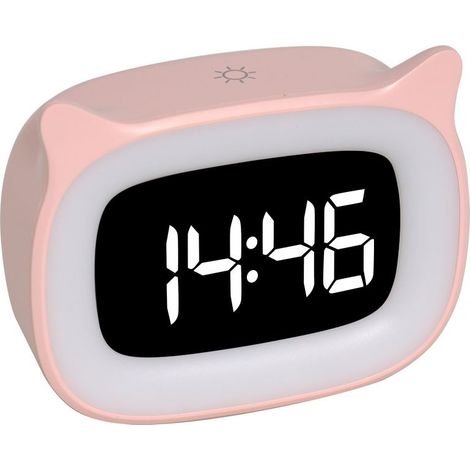 Wecker, LED-Nachtlicht-Schlafzimmeruhr mit Schlaffunktion und Schlummertaste, 11,5 x 4,29 x 3 cm (1/5)
