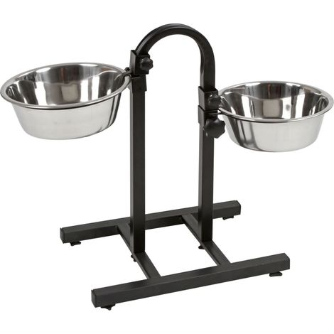 KERBL Bar alimentazione con ciotole per cane - 2x2800ml (1/5)