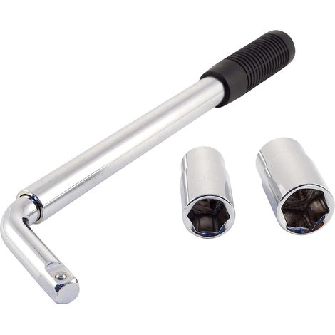 Poignée Extensible - Tailles de Douilles : 17 mm, 19 mm, 21 mm, 23 mm - Compatible avec Tous Les véhicules Standard (1/5)