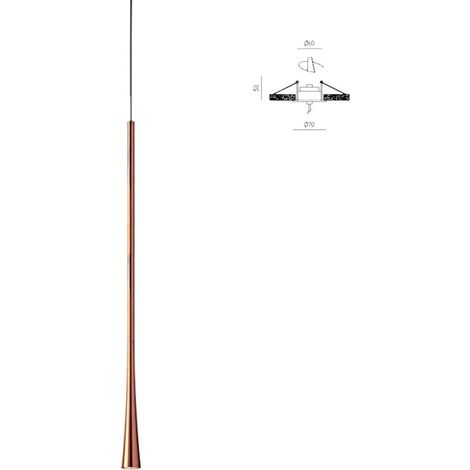 Lampada incasso gea luce dafne sg i fda1gri led rame classico alluminio
